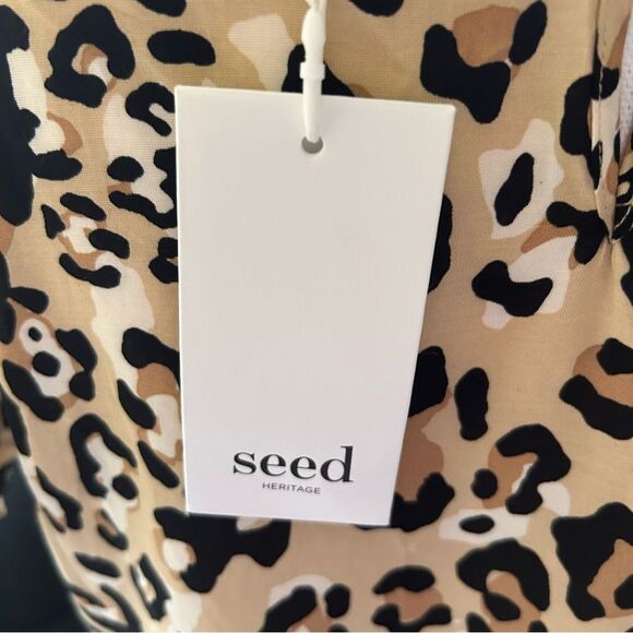 SEED Heritage Animal Leopard Print Top Sz6 New - Picture 8 of 9